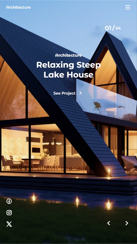 Atria Lake Houses Mobile View