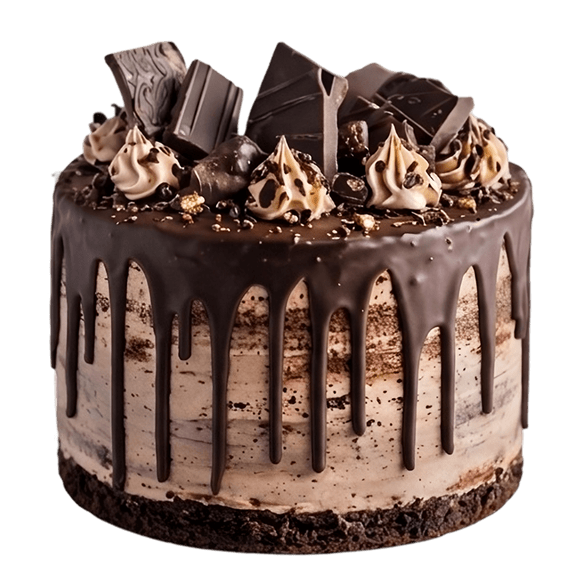 Delicious decorated cake