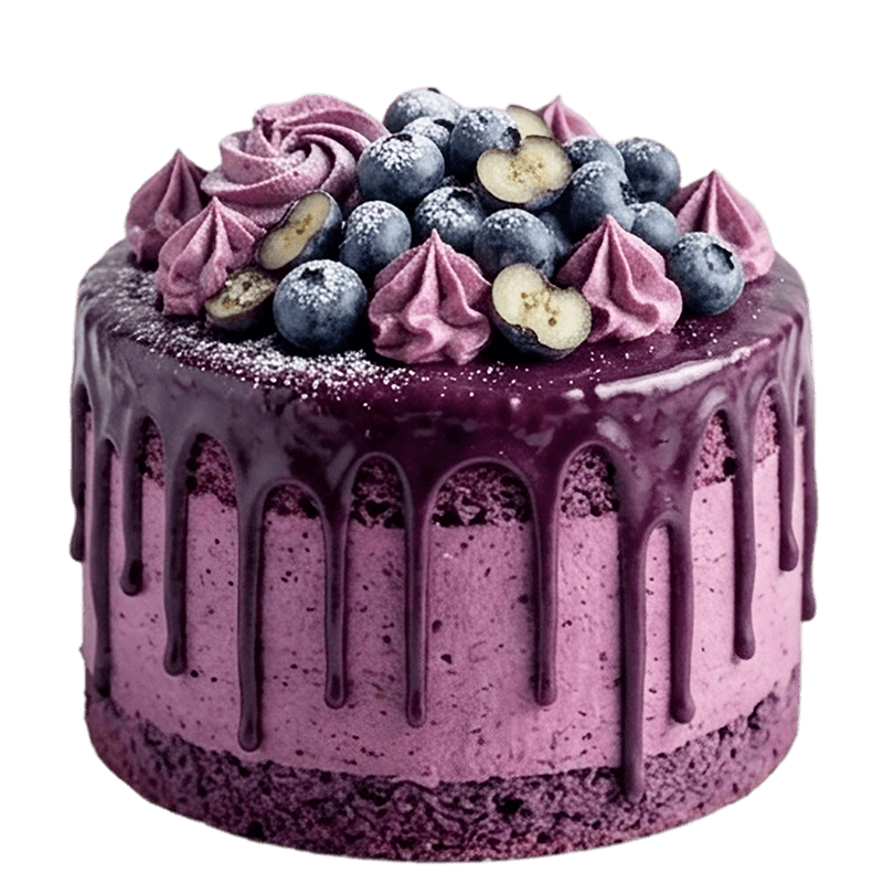 Delicious decorated cake