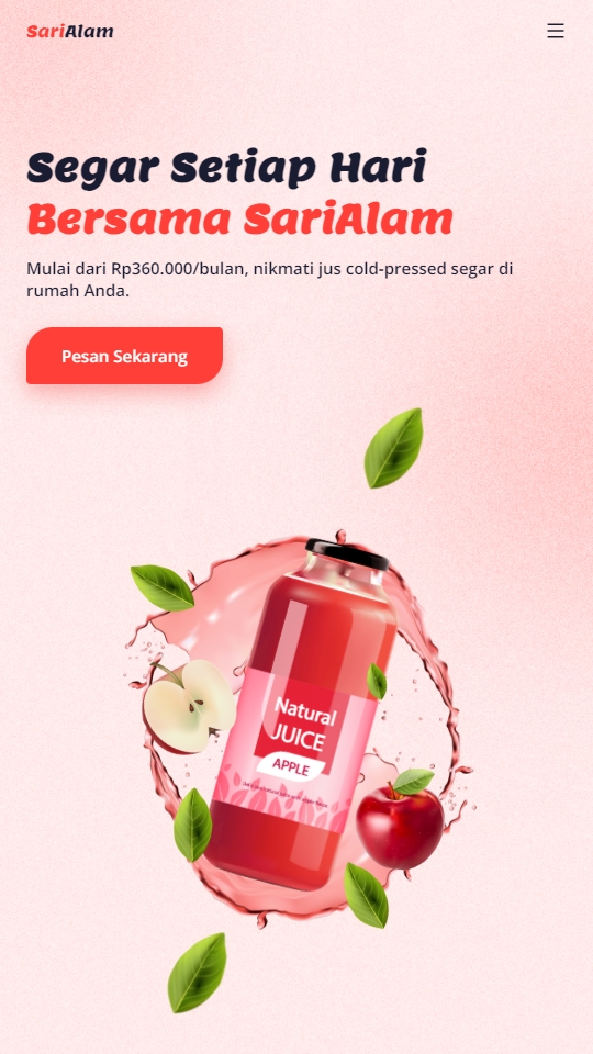 Juicy Day Mobile View