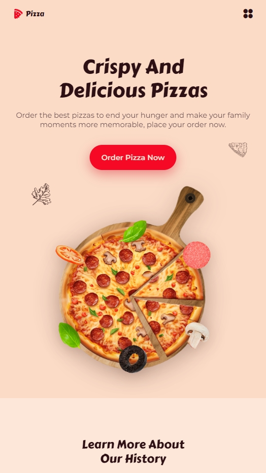 Pizzeria Napoli Mobile View